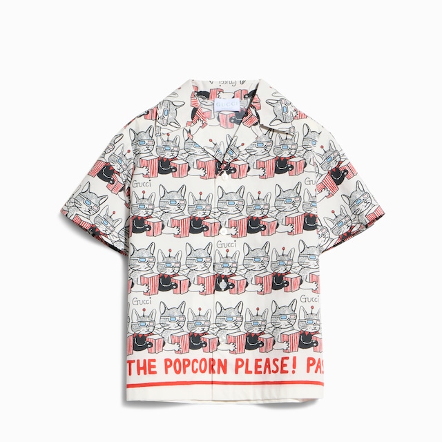 Children's printed cotton shirt