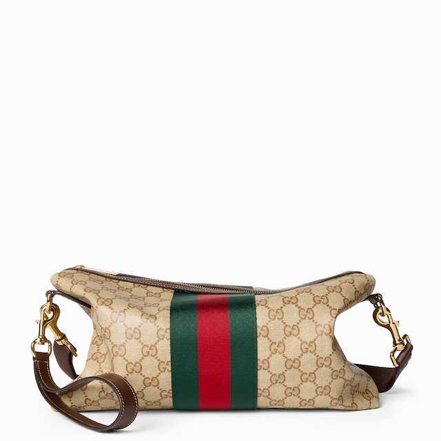 Sac à bandoulière GG moyen format avec Web