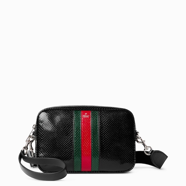 Web Trademark python small crossbody bag