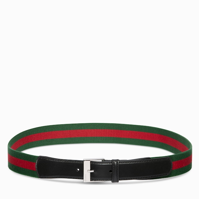 Belt with square buckle