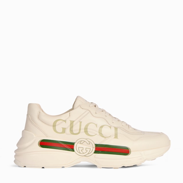 Men's Rhyton sneaker with Gucci logo