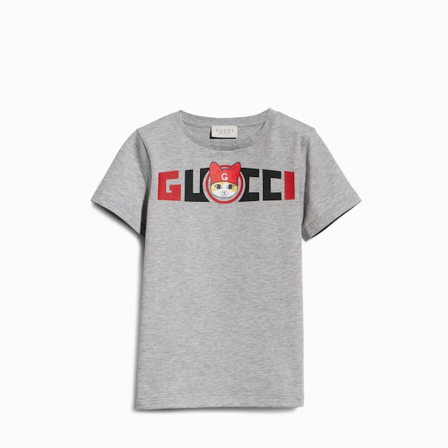 〔チルドレンズ〕ヒグチユウコ プリント コットン Tシャツ