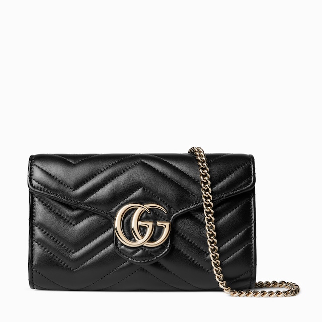 GG Marmont wallet on chain