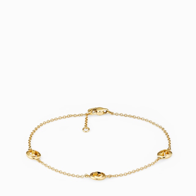 Bracciale a catena Gucci Interlocking 18 carati