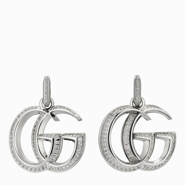 Boucles d’oreilles GG Marmont avec cristaux