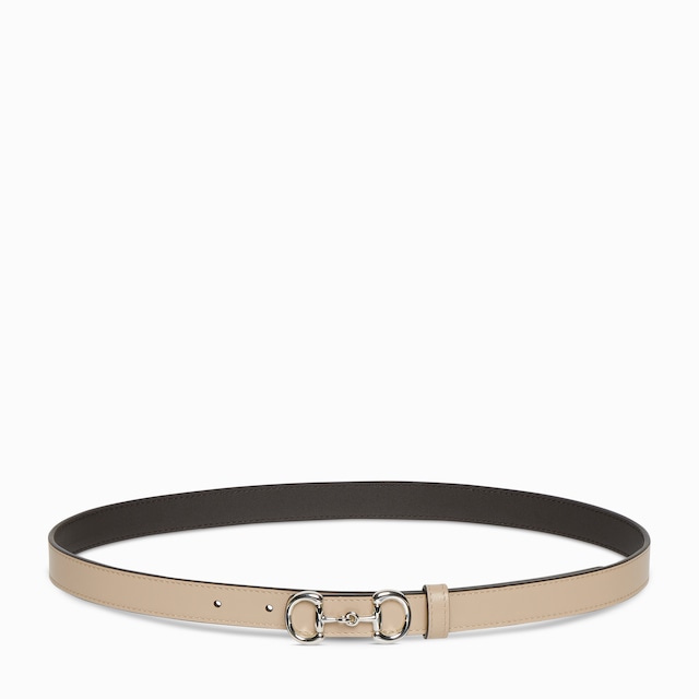 Thin belt with Horsebit buckle
