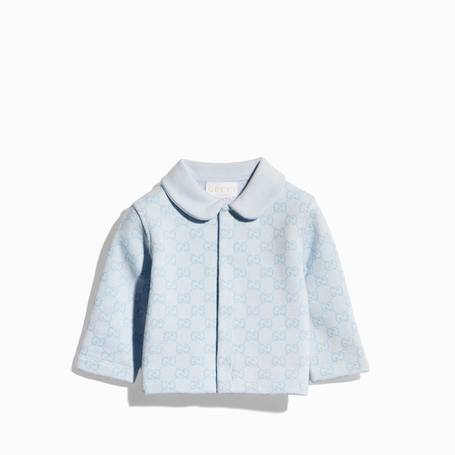 Baby printed cotton cardigan