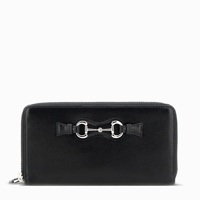 Cartera con cremallera y Horsebit