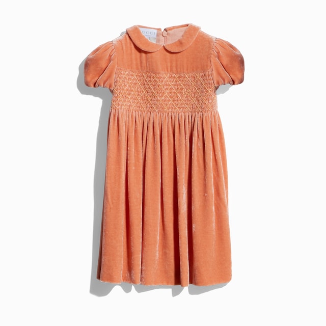 Children's velvet dress