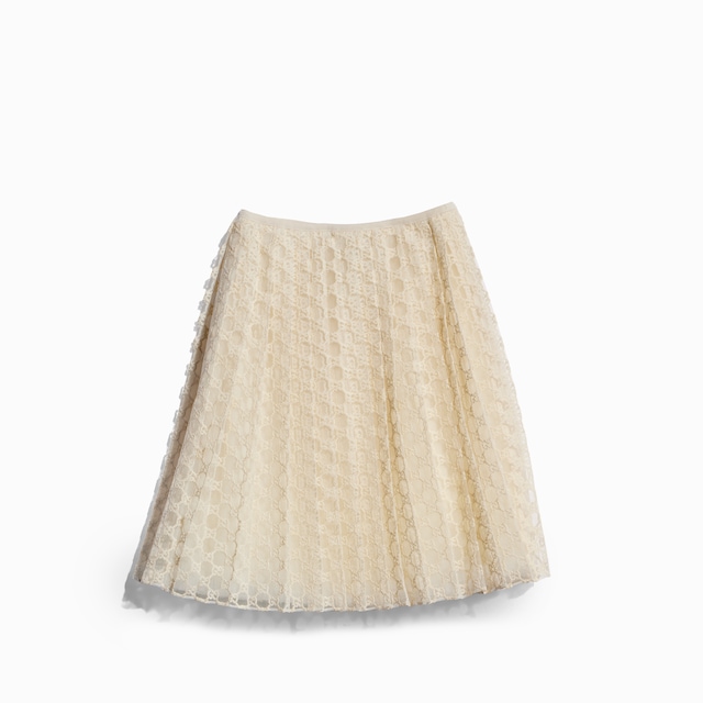 Children's GG tulle froissé skirt