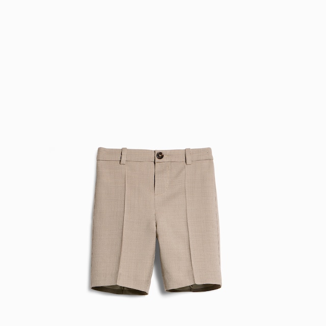 Baby-Shorts aus Wolle mit Chevron-Muster