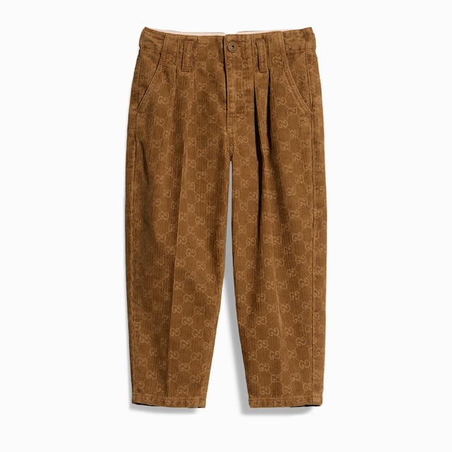 Pantalon pour enfant en velours côtelé