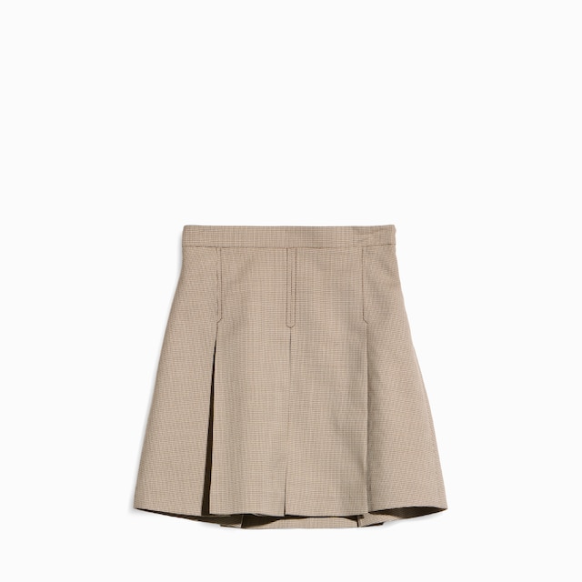 Children's chevron wool skirt