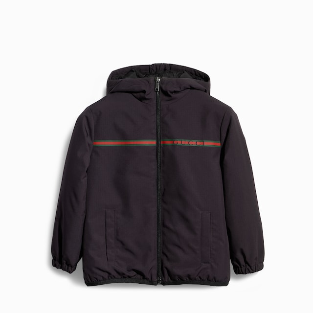Children's nylon zip jacket with Web