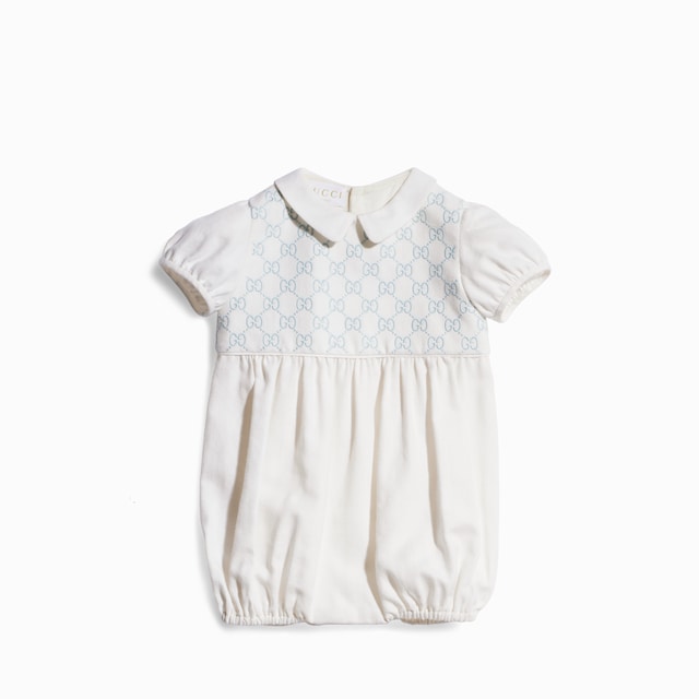 Tutina neonato in cotone e lana