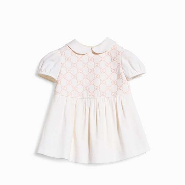 Baby cotton and wool dress