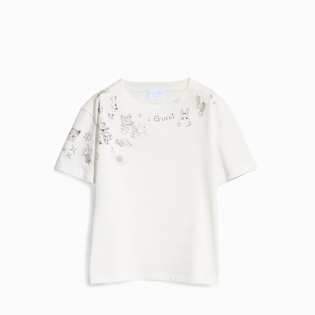 Children's cotton T-shirt with print