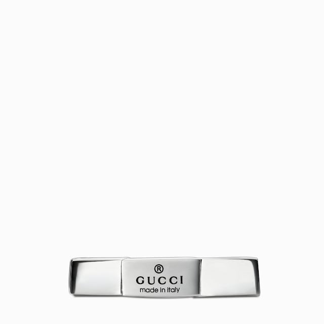 Bague carrée Gucci Trademark