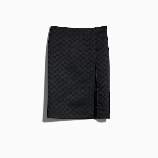 GG viscose jacquard skirt