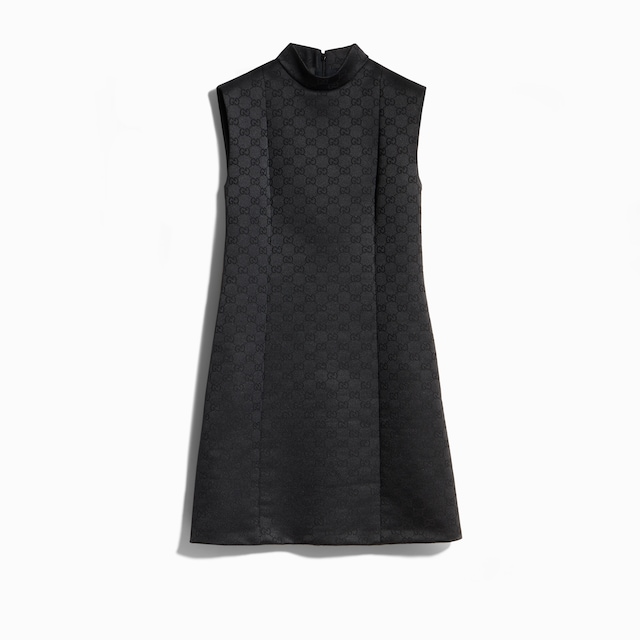 Robe en jacquard de viscose motifs GG