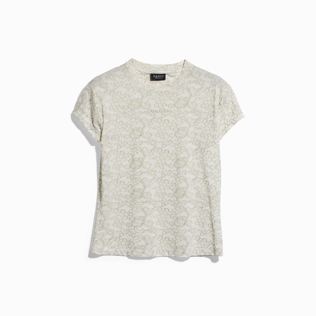 Camiseta estampada de punto de algodón