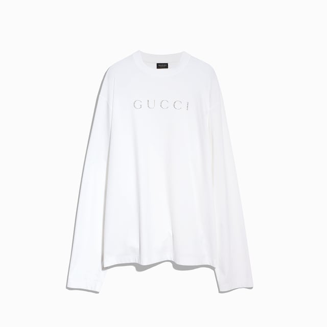Cotton jersey T-shirt with print