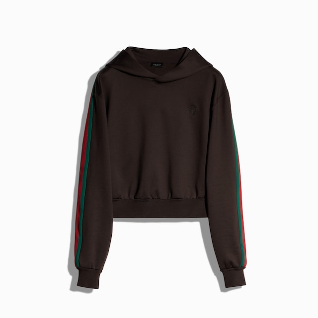 Cotton jersey sweatshirt with Web