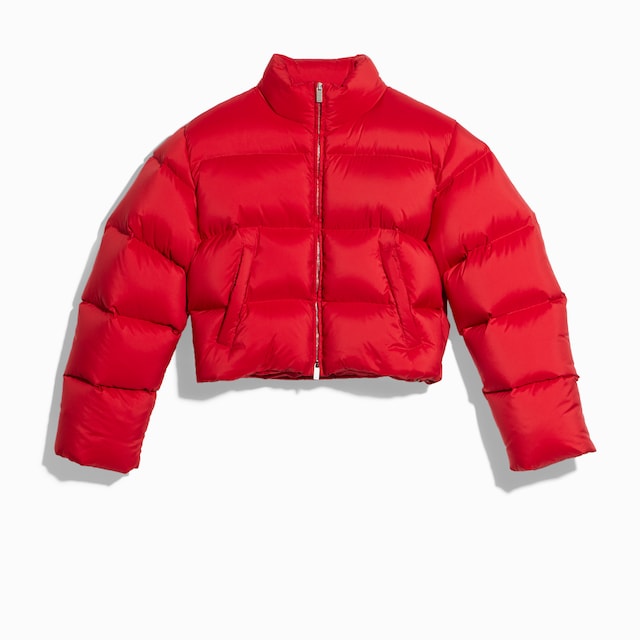 Padded polyester puffer jacket