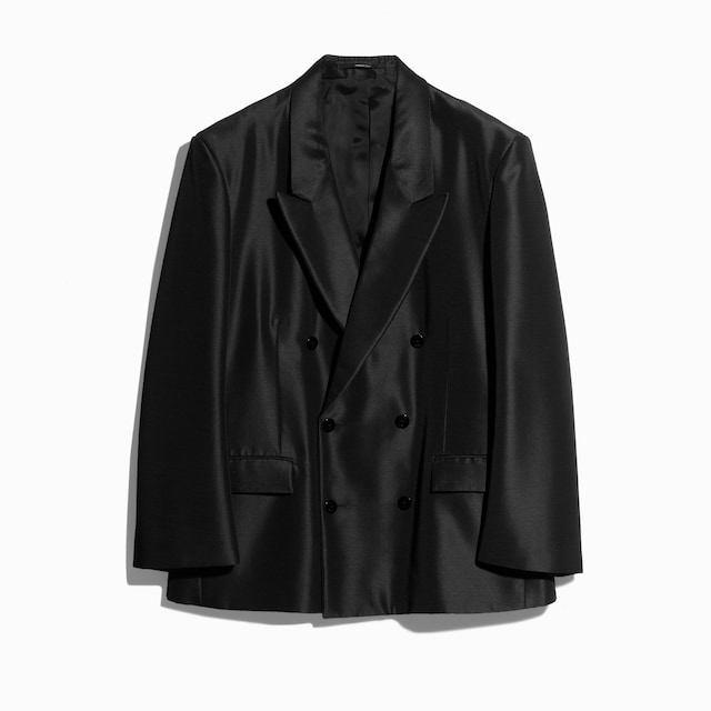 Viscose wool faille jacket