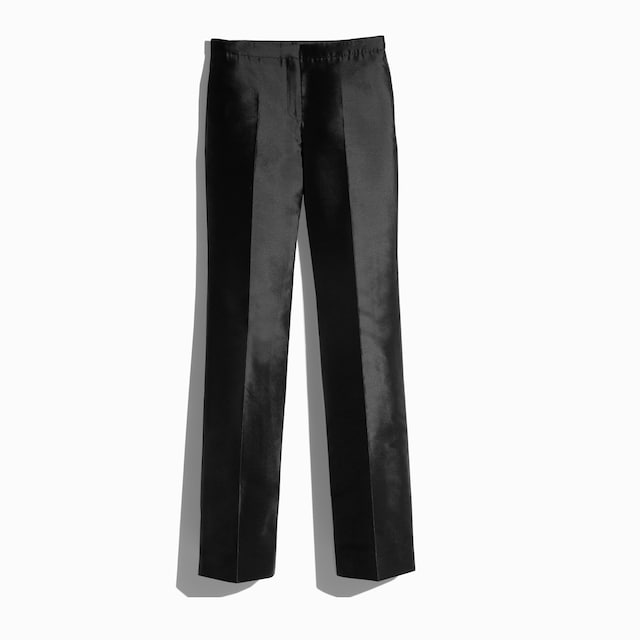 Mikado silk pants