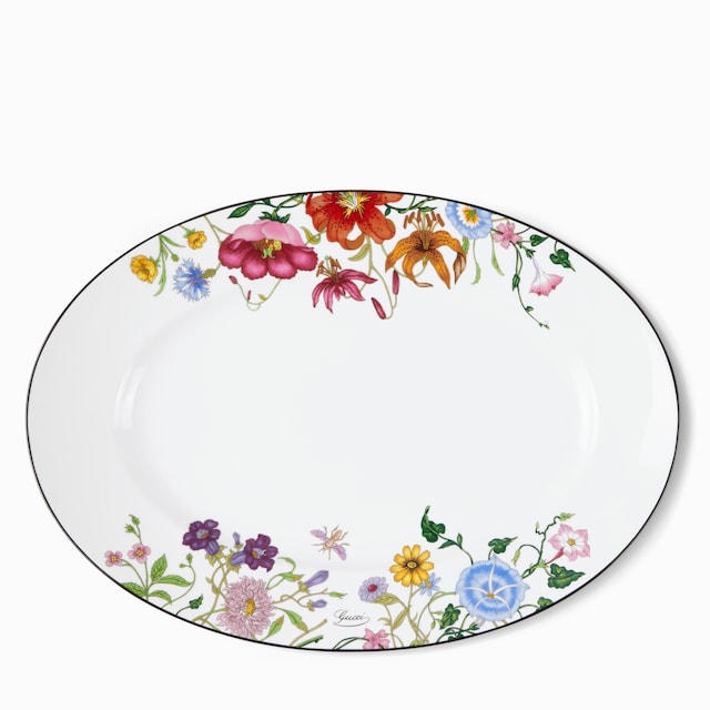 Ovales Gucci Flora Tablett