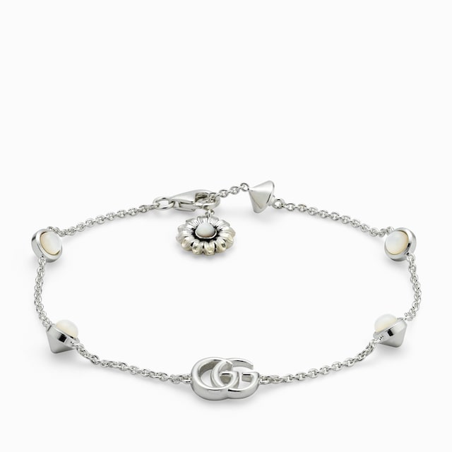 Bracciale con madreperla GG Marmont