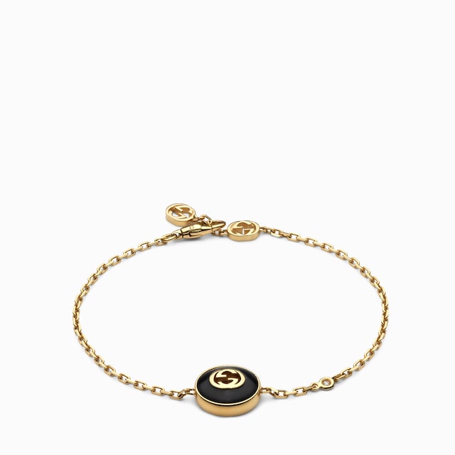 Gucci Interlocking 18k chain bracelet