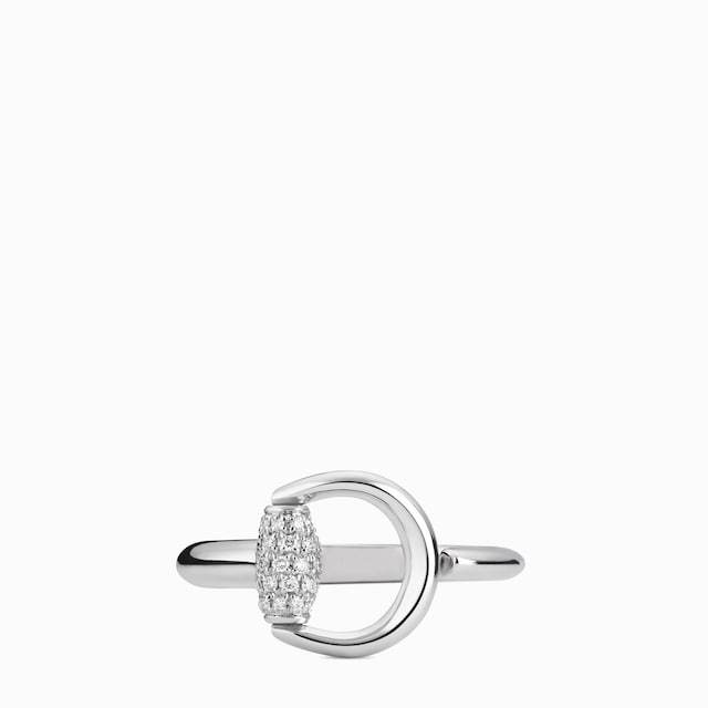 Gucci Horsebit Ring 18 Karat mit Diamanten