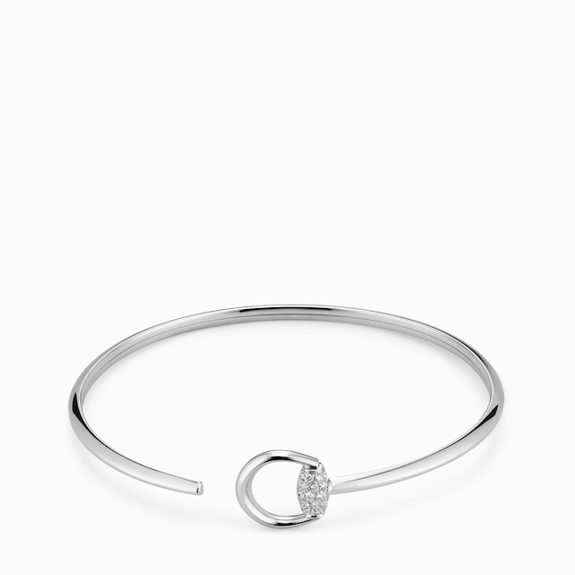 Gucci Horsebit Armreif 18 Karat mit Diamanten