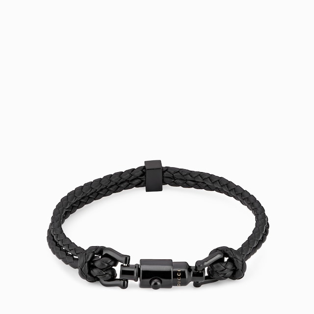 Pulsera trenzada con detalle de pistón