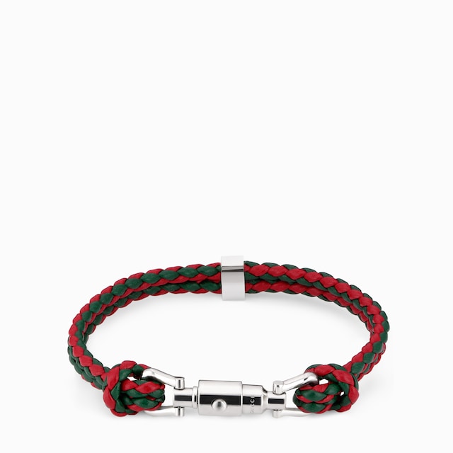 Geflochtenes Armband mit Kolbendetail