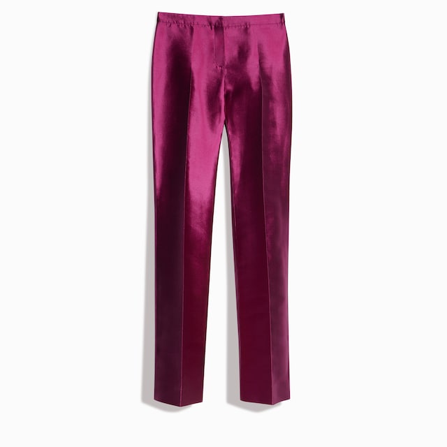 Pantalón de seda Mikado