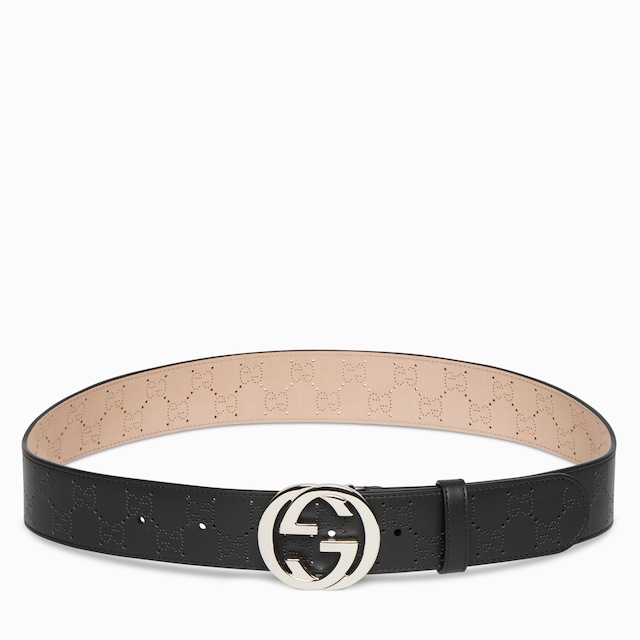 Belt with Interlocking G buckle