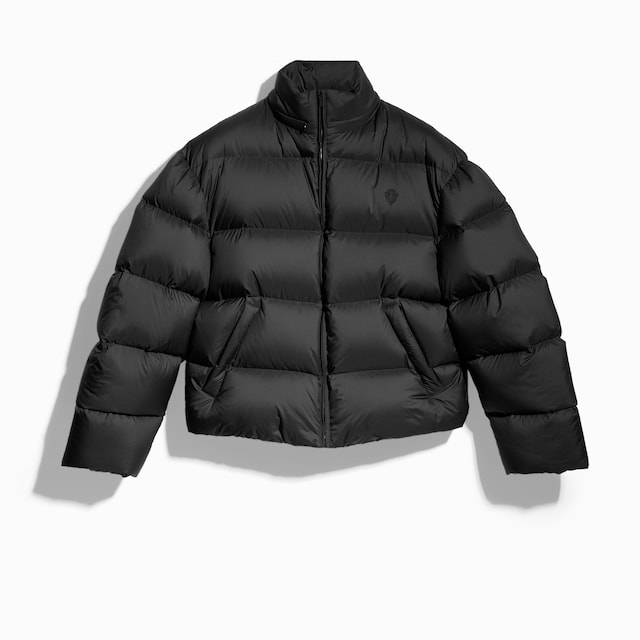 Lightweight padded polyester zip jacket