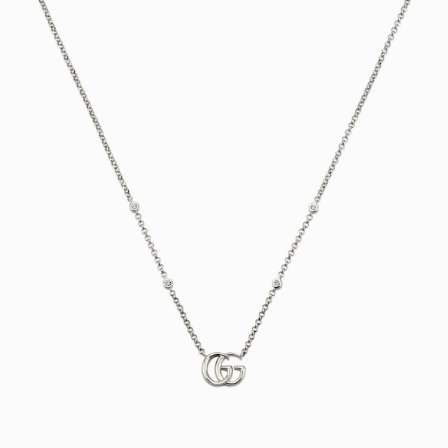 GG Marmont pendant necklace with crystals