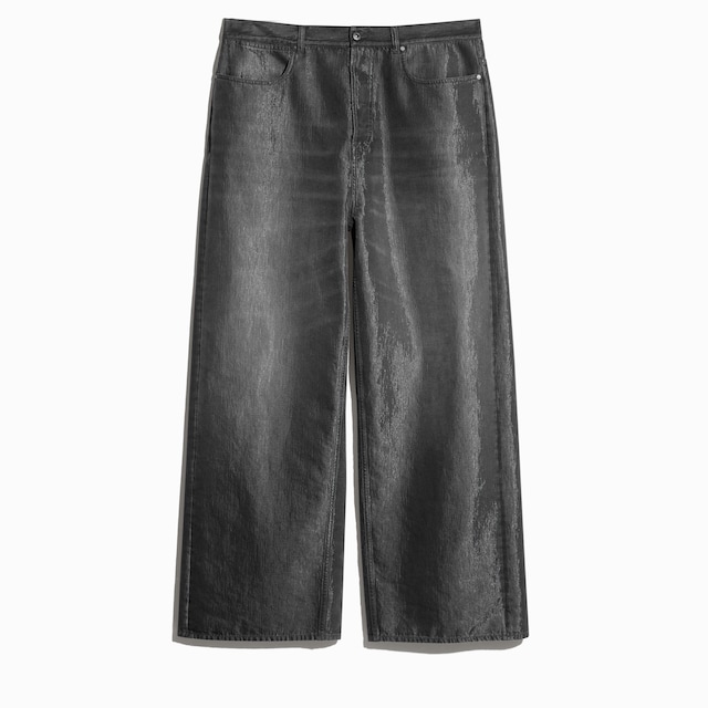 Pantalon en denim en nylon et coton lavé
