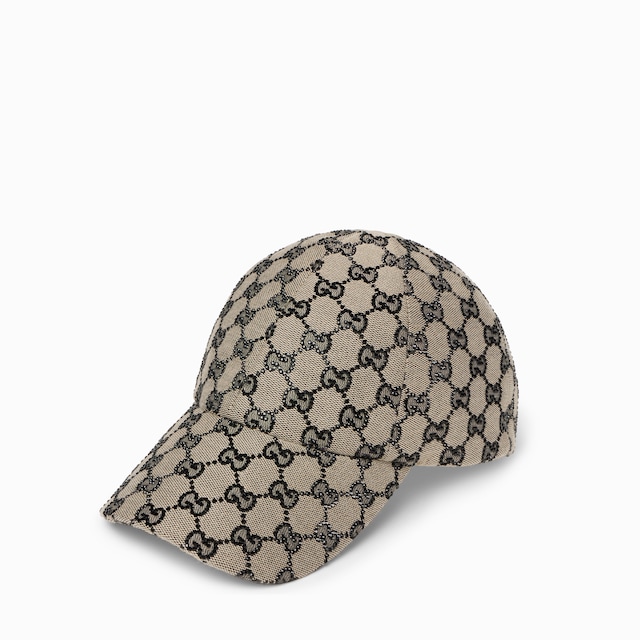 GG canvas baseball hat with crystals