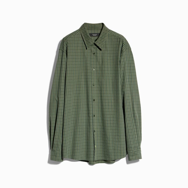 Checked cotton polyamide shirt