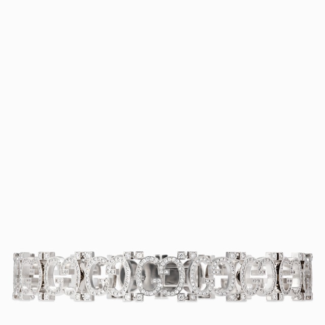 Choker necklace with crystal GG