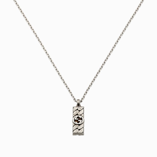 Collier à pendentif Gucci Interlocking