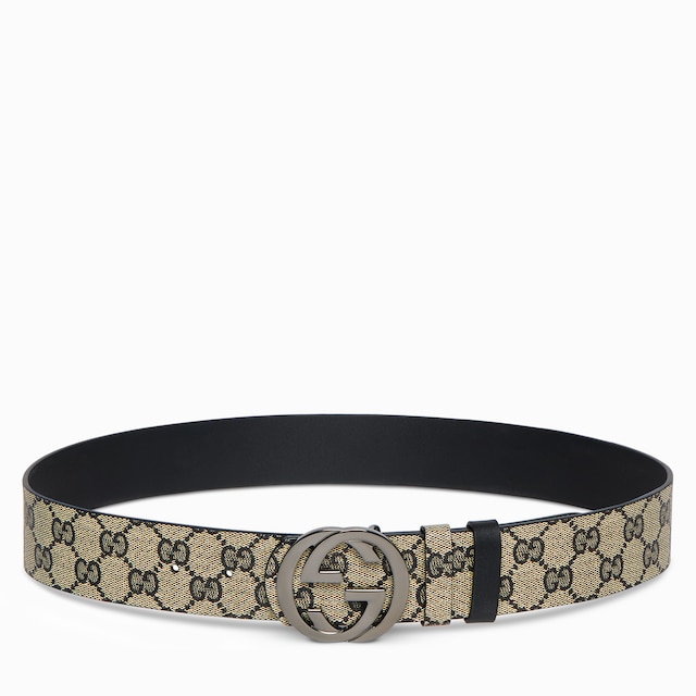 Ceinture réversible avec boucle GG