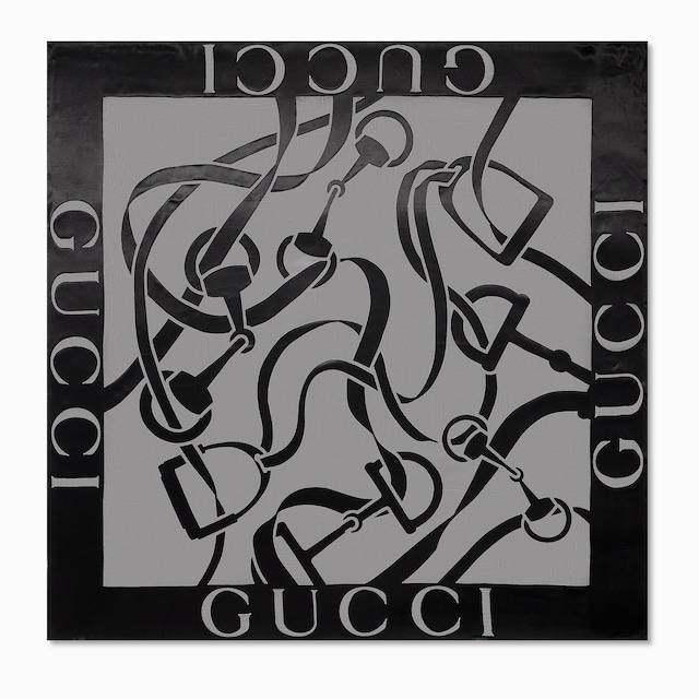 Gucci equestrian silk viscose shawl
