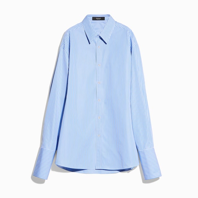 Camisa de algodón a rayas