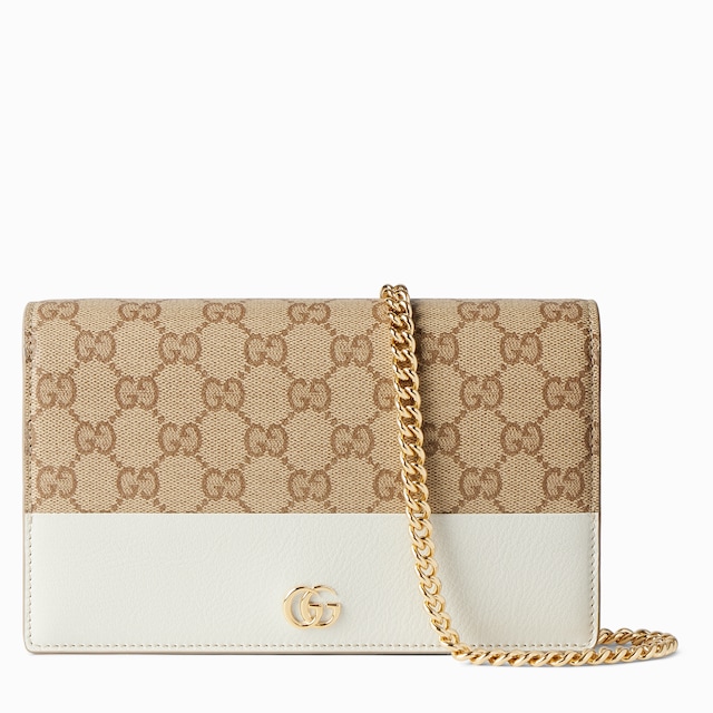GG Marmont wallet on chain